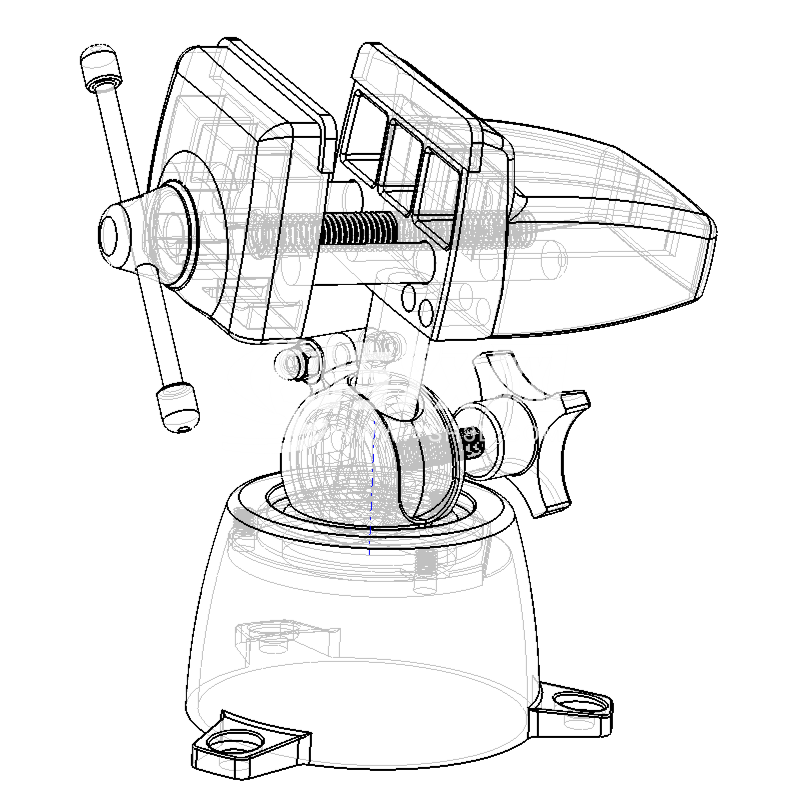 3轴精密紧凑型台虎钳